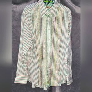 ✳️✳️✳️NWOT Men's Vintage Robert Graham Shirt; Size: 2XL✳️✳️✳️
